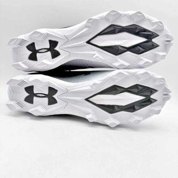 Under Armour Mens Spotlight Fran RM 4.0 Cleats US 12.5 M EU 47 White Black EUC main image 8